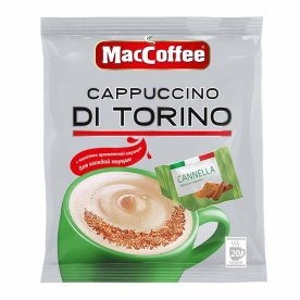 Кофе MacCoffee Di Torino Cappuccino Cannella с корицей 20*25,5гр м/у