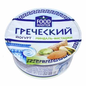 Йогурт FoodMaster Греческий миндаль-фисташки 7,9% 0,130гр пэт