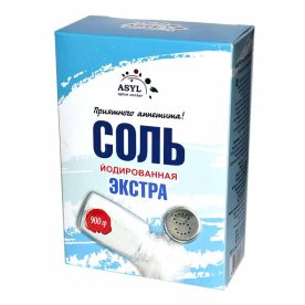 Соль пищевая Asyl Экстра 900гр м/у