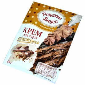 Крем для торта Рецепты вкуса Шоколадный 80гр м/у