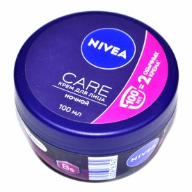 Крем для лица Nivea Care ночной 100мл пэт