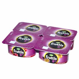 Йогурт Fruttis персик-маракуйя-вишня 8% 115гр пэт