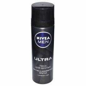 Пена для бритья Nivea Men Ultra 200мл ж/б