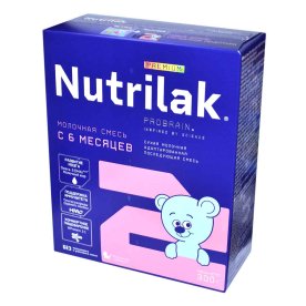 Смесь Nutrilak Premium +2 с 6-12мес 300гр к/у