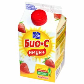 Йогурт питьевой Био-С Имун+клубника 2,9% 450мл т/п