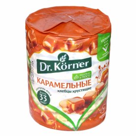 Хлебцы Dr.Korner кукуруза-рис карамельные 90гр м/у