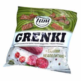 Гренки Flint ржаные вкус салями неаполитано 100гр м/у