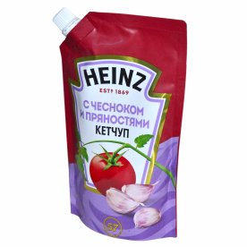 Кетчуп Heinz С чесноком 320гр д/п