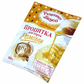 Пропитка для торта Рецепты вкуса Ромовая 100гр м/у