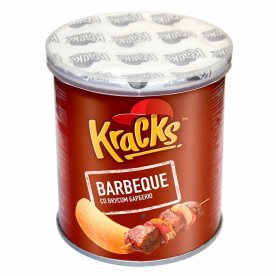 Чипсы Kracks Barbeque 45гр туба