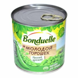 Горошек зеленый Bonduelle молодой 425мл ж/б