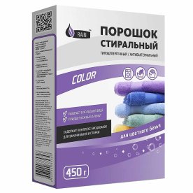 Порошок для стирки Rain Color  450гр к/у