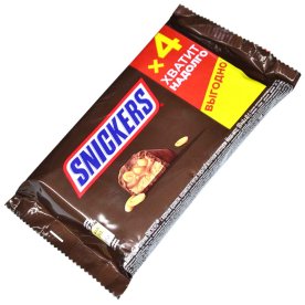 Батончик Snickers мультипак 4*40гр м/у