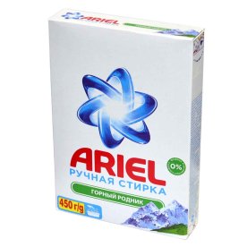 Порошок для стирки Ariel Горный родник ручная стирка 450гр к/у