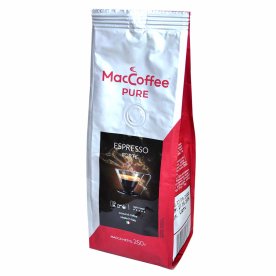 Кофе MacCoffee Pure Ground Espresso Forte pouch молотый 250гр в/у