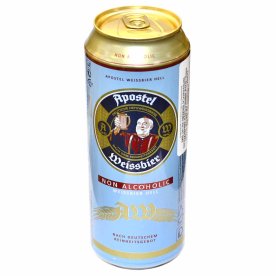 Пиво Apostel Wiessbier б/а 0,5л ж/б