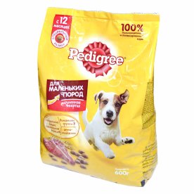 Корм для собак Pedigree говядина,рис,овощи 600гр м/у