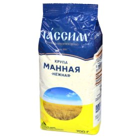 Крупа манная Пассим нежная 800гр м/у