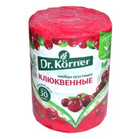 Хлебцы Dr.Korner злаки-коктейль-клюква 100гр м/у