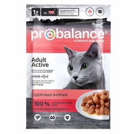 Корм для кошек ProBalance Active для активных кошек 85гр пауч