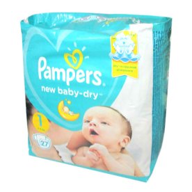 Подгузники Pampers Newborn 27шт м/у