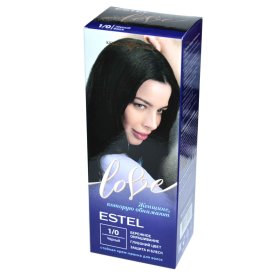 Краска для волос Estel Love 1/0 Черный к/у