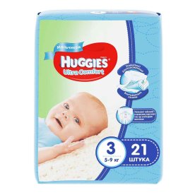 Подгузники Huggies UC 3 Conv Boy (5-9кг) 21шт м/у