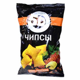 Чипсы 5D вкус красная икра 90гр м/у