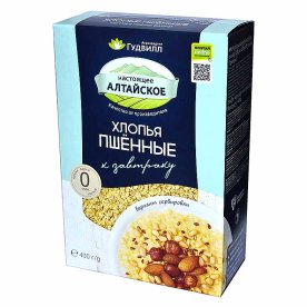 Хлопья пшенные Гудвилл не треб варки экстра 400гр к/у