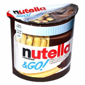 Паста ореховая Nutella&Go +хлебные палочки 52гр пэт