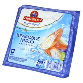 Мясо крабовое Санта Бремор классическое имитация 200гр м/у