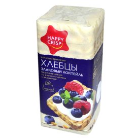 Хлебцы Happy Crisp безглютеновые малина и черника 60гр м/у