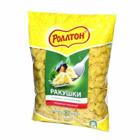 Макароны Роллтон ракушки в/с 400гр м/у