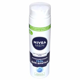 Гель для бритья Nivea Men для чувствительной кожи 200мл ж/б