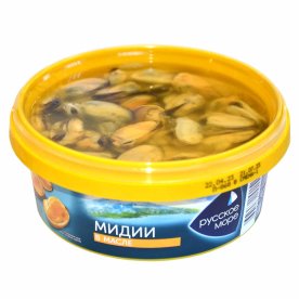 Мясо мидии Русское море чилийской в масле 300гр пэт