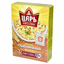 Крупа пшеничная Царь Полтавская-М 400гр к/у