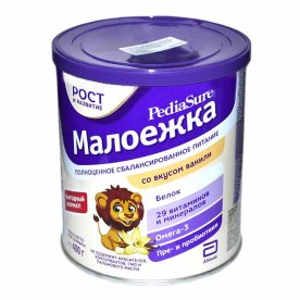 Смесь PediaSure Малоежка молочная ваниль 400гр ж/б