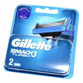 Касеты сменные Gillette Mach3 Turbo 2шт к/у