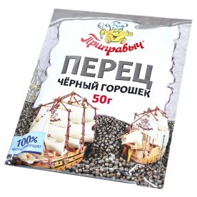 Перец черный Приправыч горошек 50гр м/у