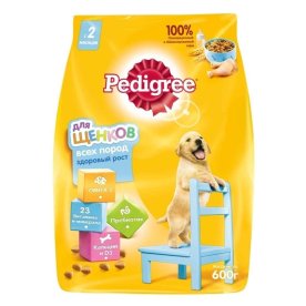 Корм для собак Pedigree для щенков курица 600гр м/у