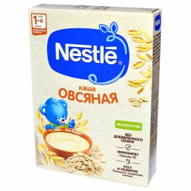 Каша Nestle овсяная безмолочная с 5мес 200гр к/у