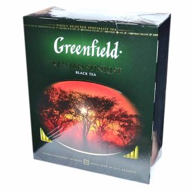 Чай Greenfield Kenyan Sunrise черный 100*2 гр к/у