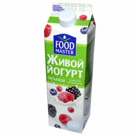 Йогурт питьевой FoodMaster лесные ягоды 2% 900мл т/п