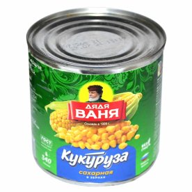 Кукуруза Дядя Ваня сахарная 340гр ж/б