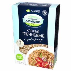 Хлопья гречневые Гудвилл не треб варки экстра 420гр к/у