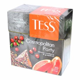 Чай Tess Cosmopolitan Party черный 20*2гр к/у