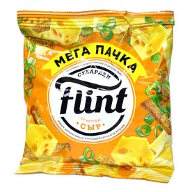 Сухарики Flint пшенично-ржаные вкус сыр 100гр м/у