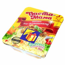 Лапша Паста Мама говядина по-домашнему 90гр пэт