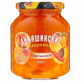 Варенье Лукашинские персиковое 450гр ст/б