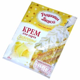 Крем для торта Рецепты вкуса Сливочный 80гр м/у